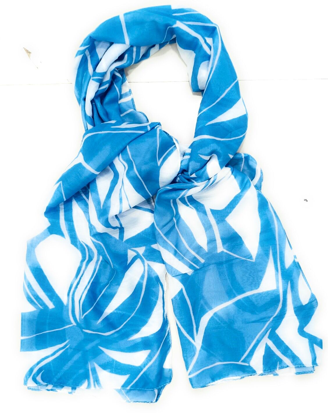 Abstract Leaf Sarong & Neck Scarf
