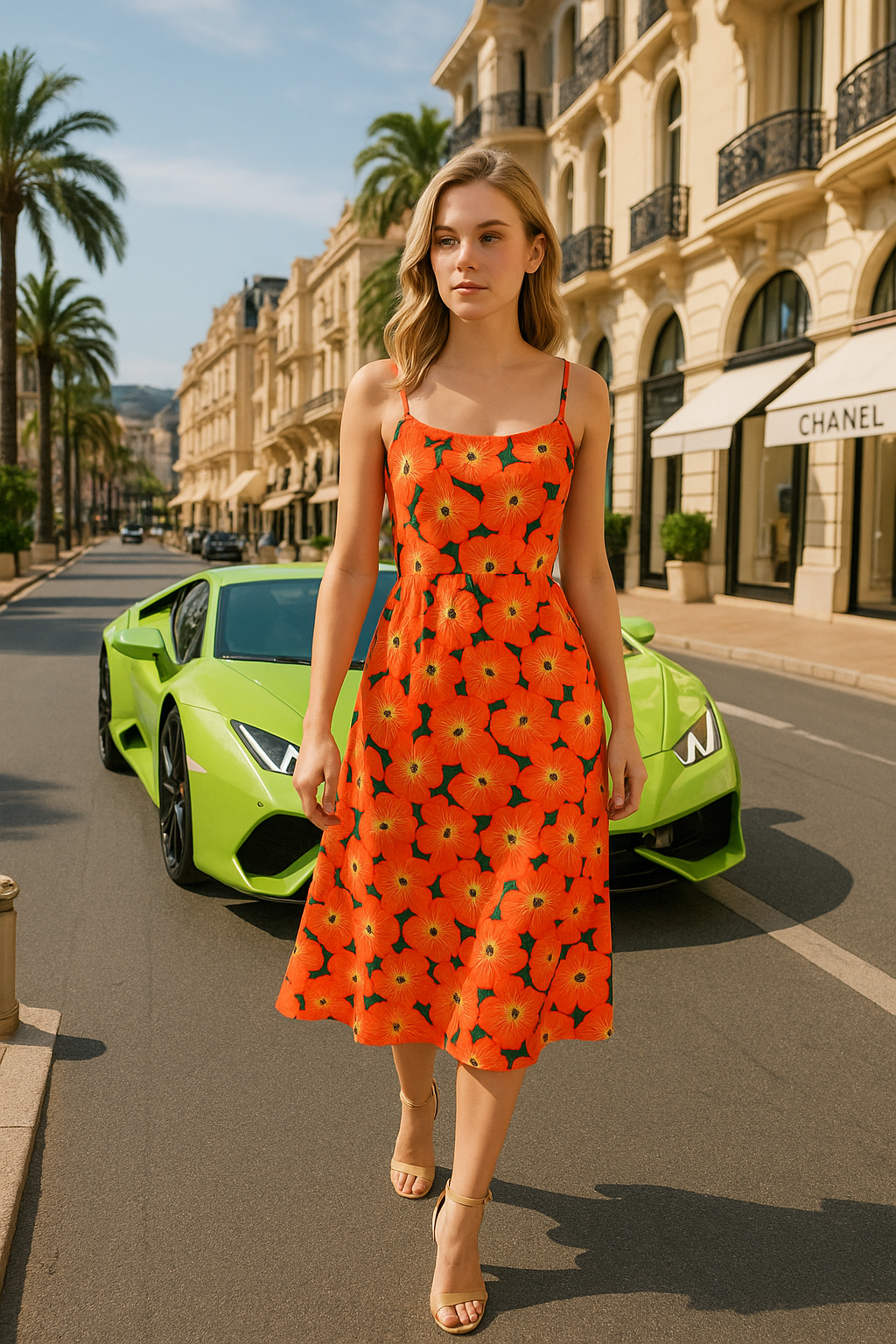 Cotton Printed Sun Dress