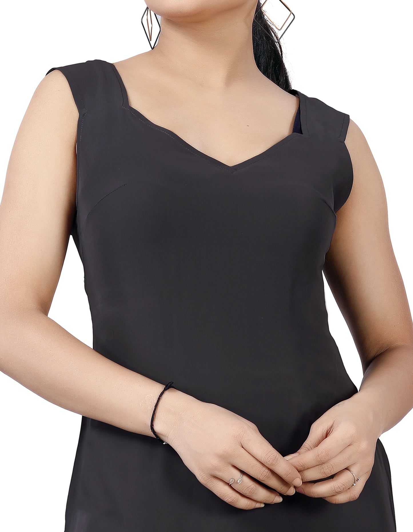 Simple Slate Grey Shift Dress