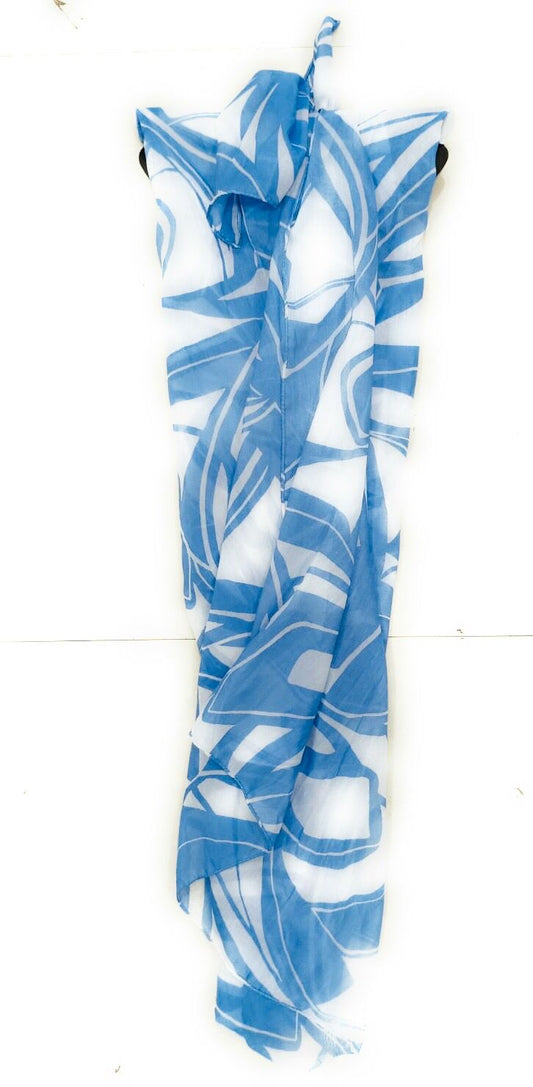 Abstract Leaf Sarong & Neck Scarf