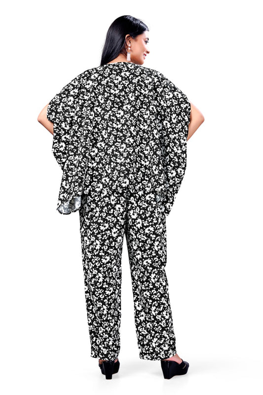 Bloom Elegance Shrug & Trouser Set