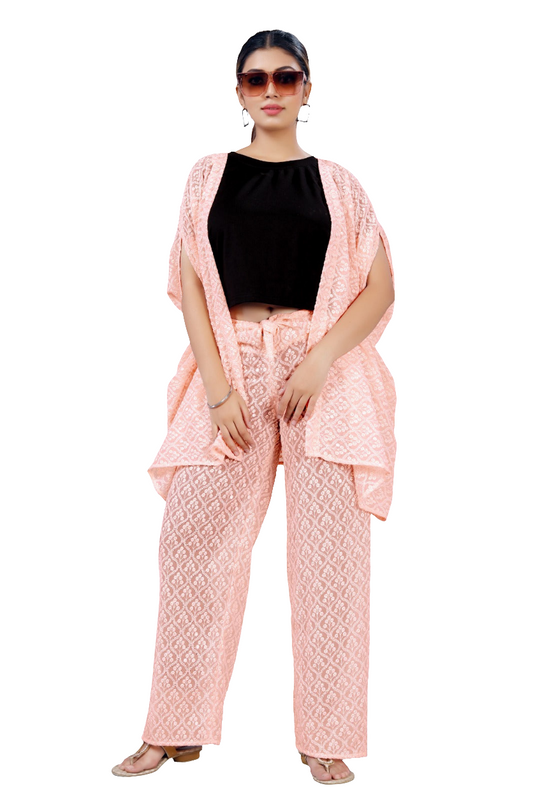 Peach Pink Co-ord  Set