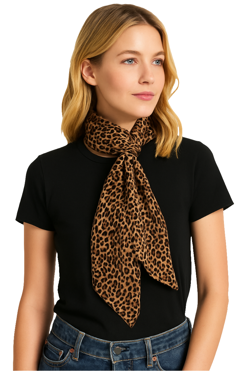 Leopard Print Multi-Way Beach Sarong