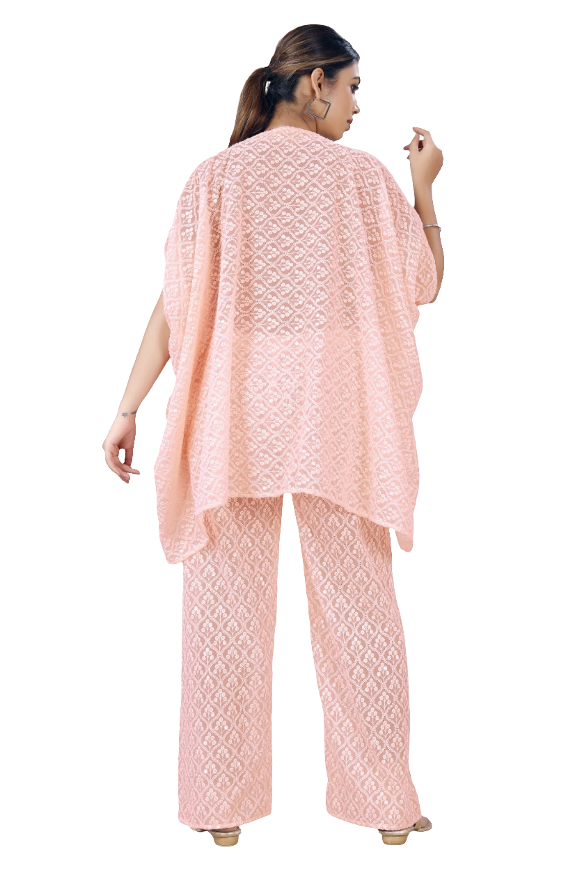 Peach Pink Co-ord  Set