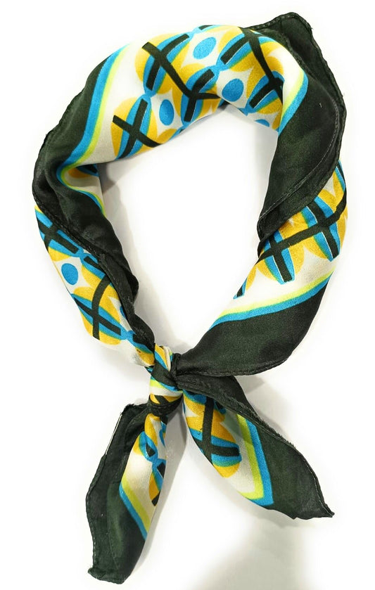 Retro Geometric Pop-Bandanna